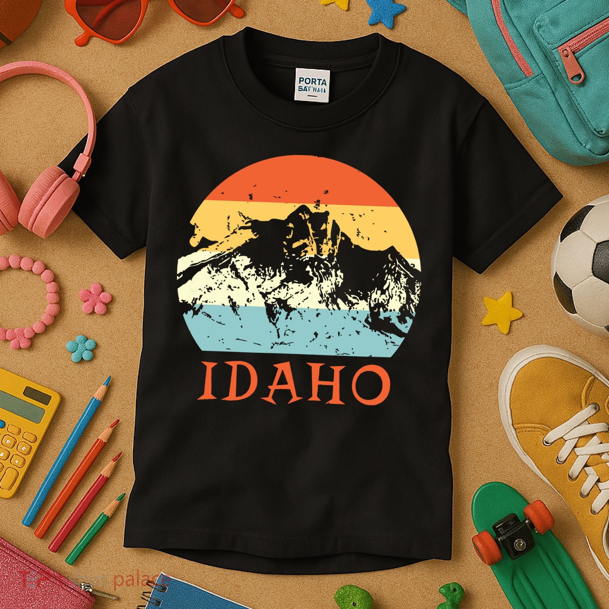 Idaho The Gem State Idaho Kids T-Shirt