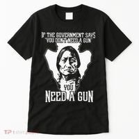If The Government Says You Dont Need A Gun You Need A Gun Tall T-Shirt thumb 0