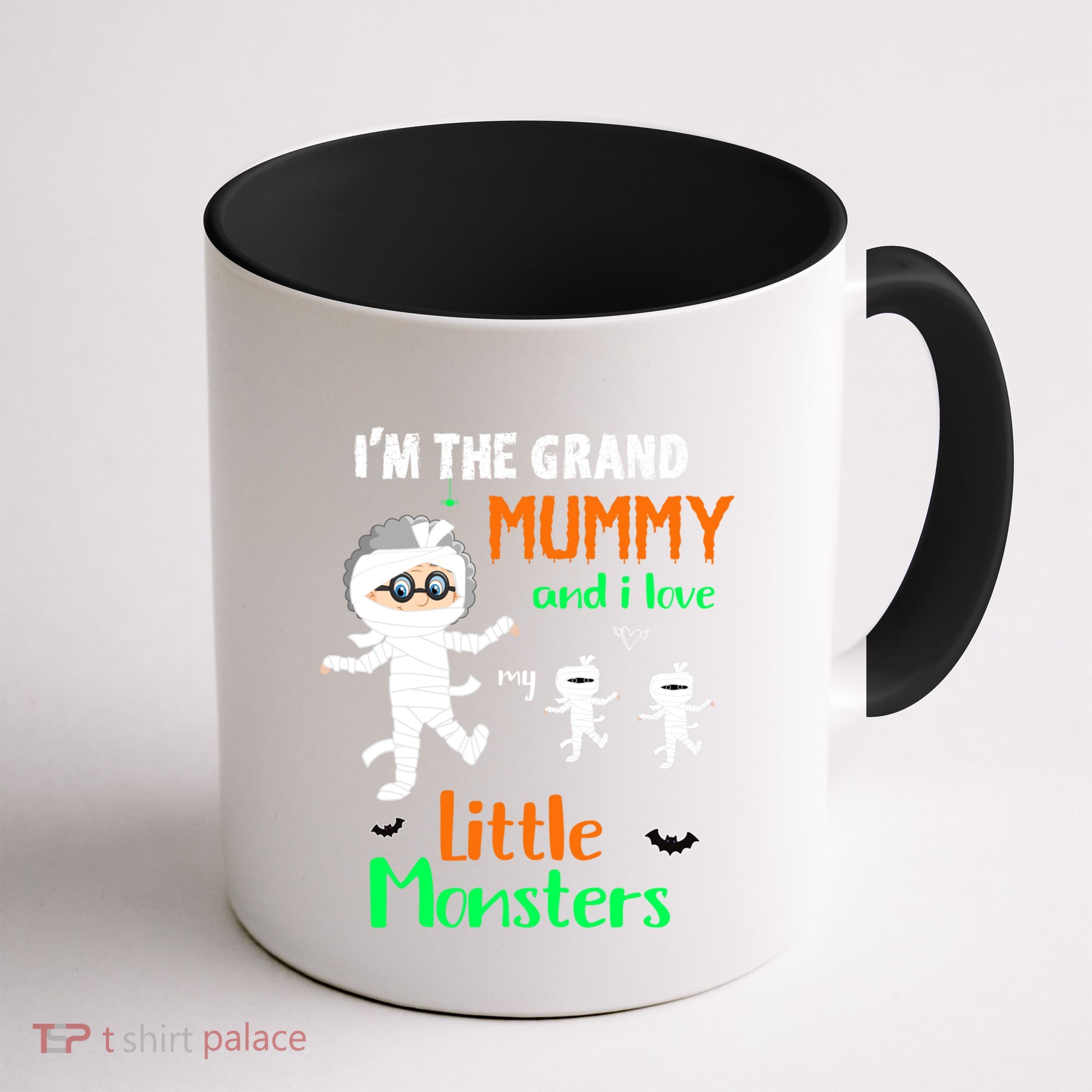 IM The Grand Mummy And I Love My Little Monsters Grandma Gift Coffee Mug