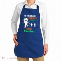 IM The Grand Mummy And I Love My Little Monsters Grandma Gift Apron thumb 2