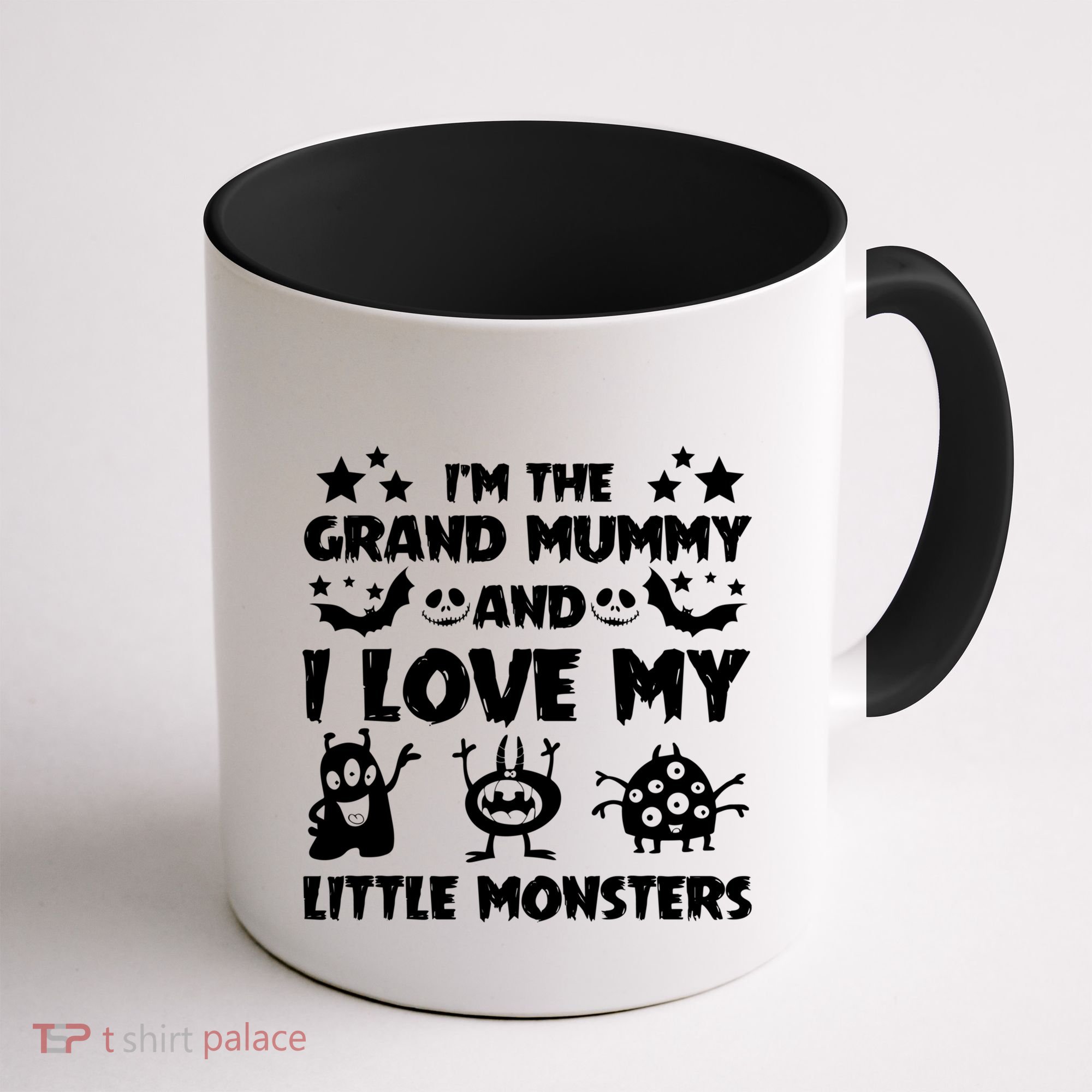 IM The Grand Mummy And I Love My Monsters Grandma Gift Idea Gift Coffee Mug
