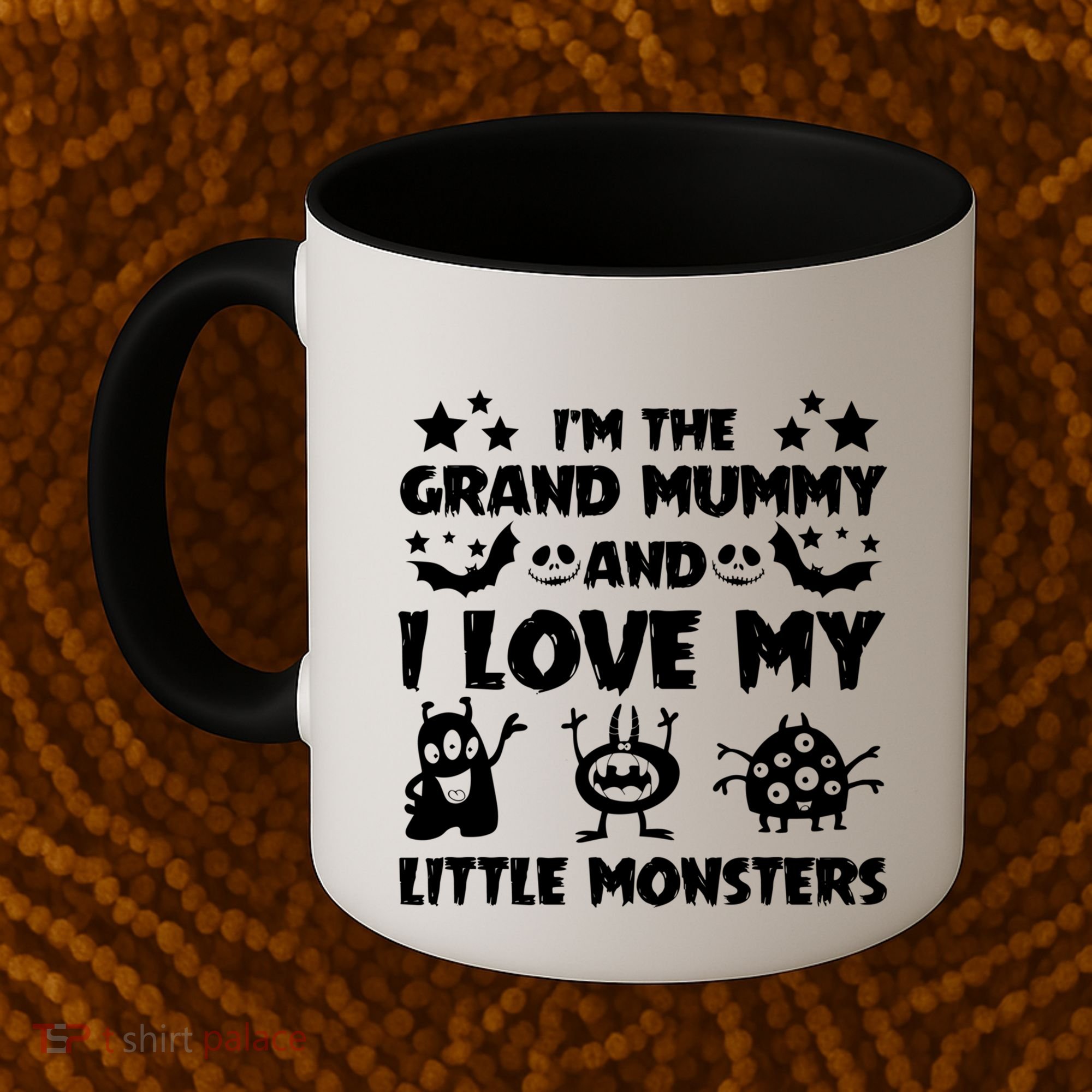 IM The Grand Mummy And I Love My Monsters Grandma Gift Idea Gift Coffee Mug