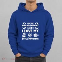 IM The Grand Mummy And I Love My Monsters Grandma Gift Idea Gift Hoodie thumb 0
