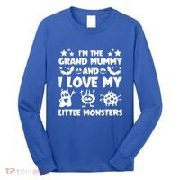 IM The Grand Mummy And I Love My Monsters Grandma Gift Idea Gift Long Sleeve Shirt thumb 0
