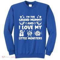 IM The Grand Mummy And I Love My Monsters Grandma Gift Idea Gift Sweatshirt thumb 0