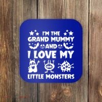 IM The Grand Mummy And I Love My Monsters Grandma Gift Idea Gift Coaster thumb 0