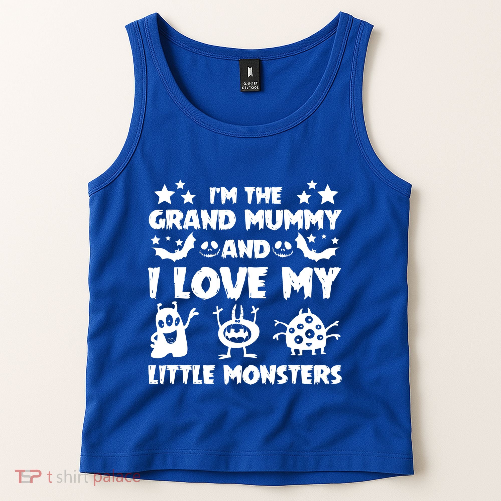 IM The Grand Mummy And I Love My Monsters Grandma Gift Idea Gift Tank Top