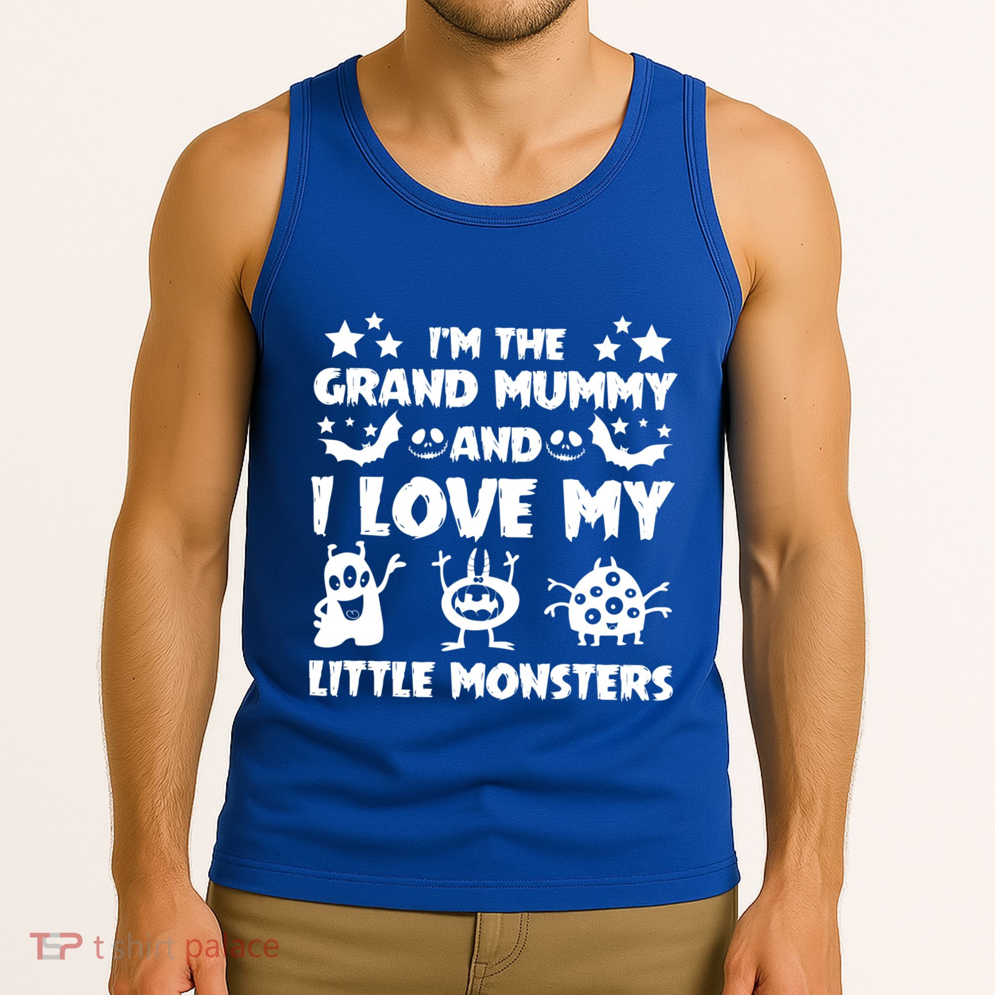 IM The Grand Mummy And I Love My Monsters Grandma Gift Idea Gift Tank Top