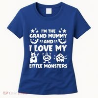 IM The Grand Mummy And I Love My Monsters Grandma Gift Idea Gift Women's T-Shirt thumb 0