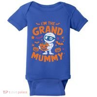 IM The Grand Mummy Funny Grandma Family Halloween Gift Baby Bodysuit thumb 0