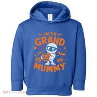 IM The Grand Mummy Funny Grandma Family Halloween Gift Toddler Hoodie thumb 0
