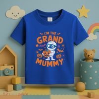 IM The Grand Mummy Funny Grandma Family Halloween Gift Toddler T-Shirt thumb 3