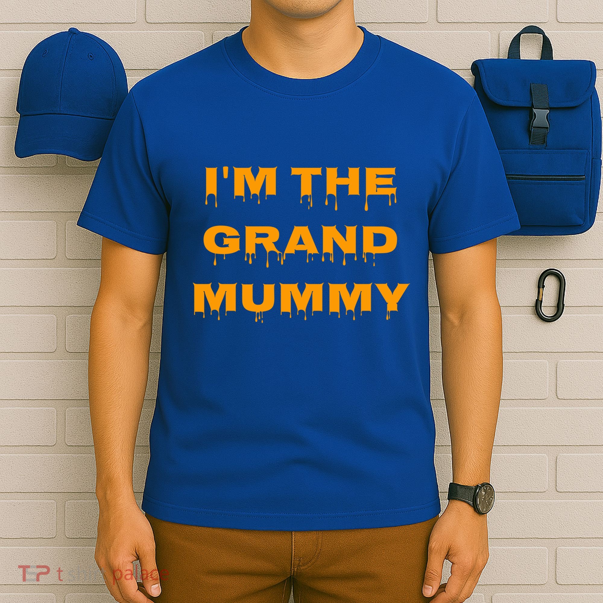 IM The Grand Mummy Funny Halloween October Fall Gift T-Shirt
