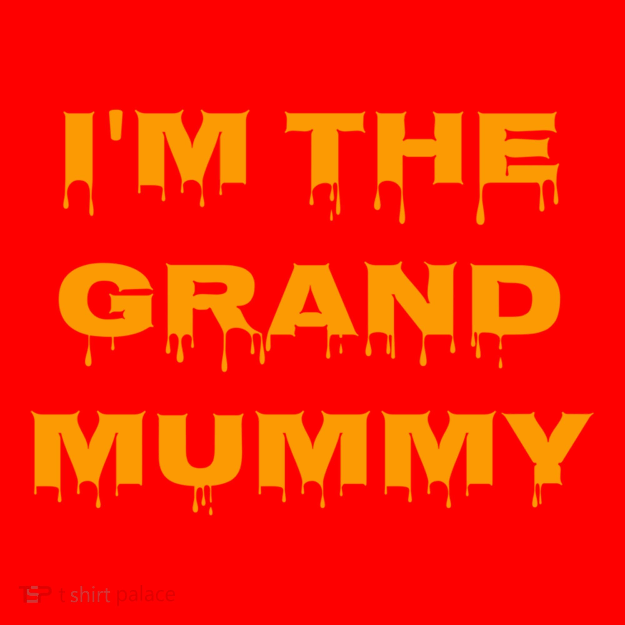 IM The Grand Mummy Funny Halloween October Fall Gift Santa Hat