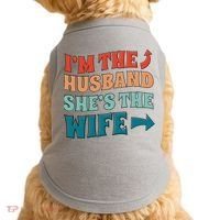 I'm The Husband She's The Wife Funny Doggie Tank thumb 0