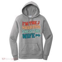 I'm The Husband She's The Wife Funny Women's Hoodie thumb 0