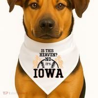 Is This Heaven No It’s Iowa Baseball Field Of Dreams USA-Made Doggie Bandana thumb 1