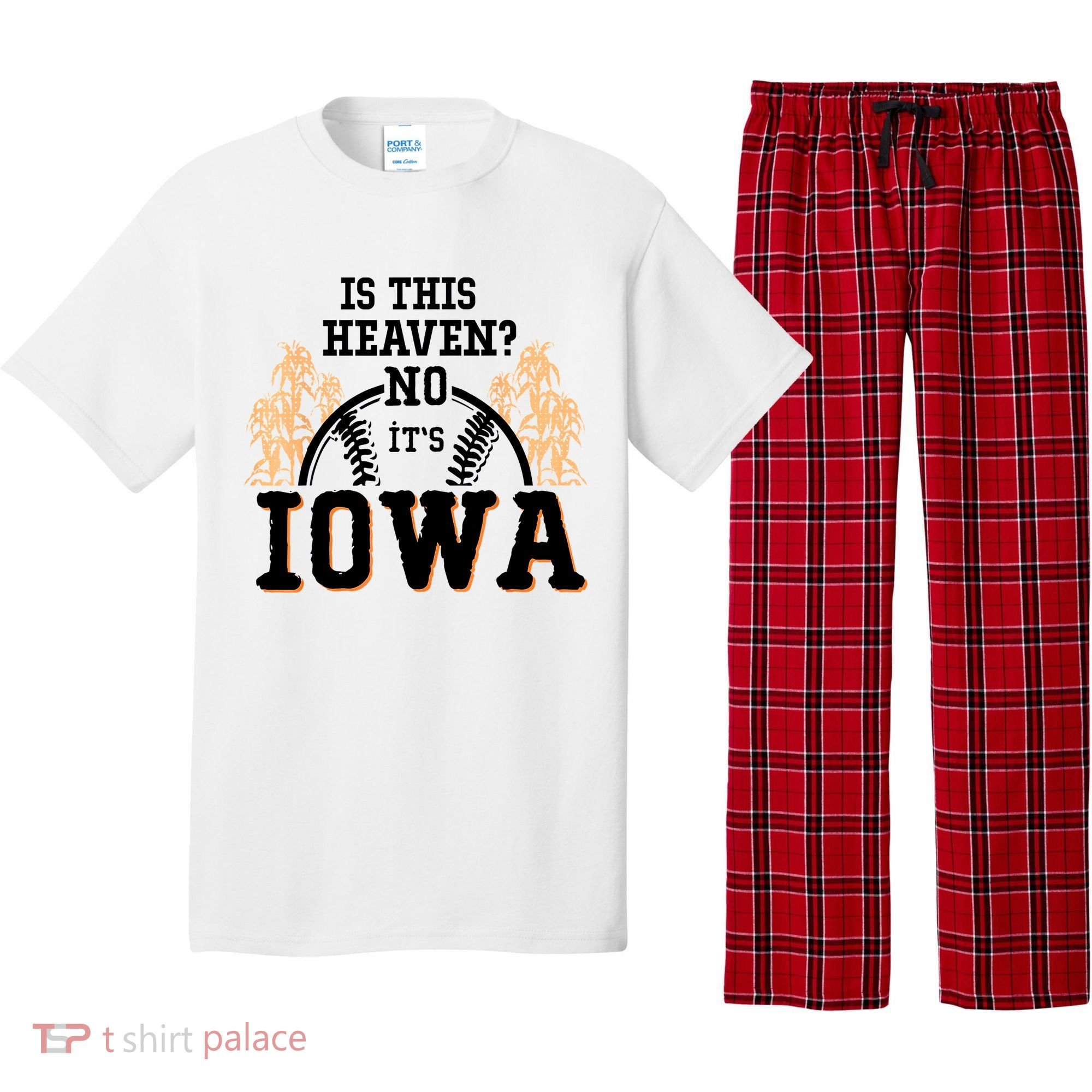 Is This Heaven No It’s Iowa Baseball Field Of Dreams Pajama Set