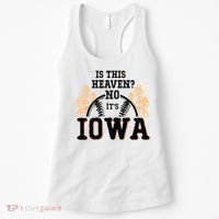 Is This Heaven No It’s Iowa Baseball Field Of Dreams Women's Tank Top thumb 0