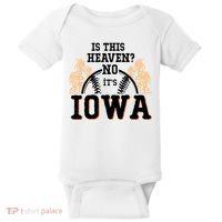 Is This Heaven No It’s Iowa Baseball Field Of Dreams Baby Bodysuit thumb 0