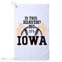 Is This Heaven No It’s Iowa Baseball Field Of Dreams Golf Towel thumb 0