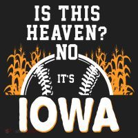 Is This Heaven No It's Iowa Baseball Women's Sweatshirt thumb 2