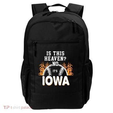 Is This Heaven No It's Iowa Baseball Backpack