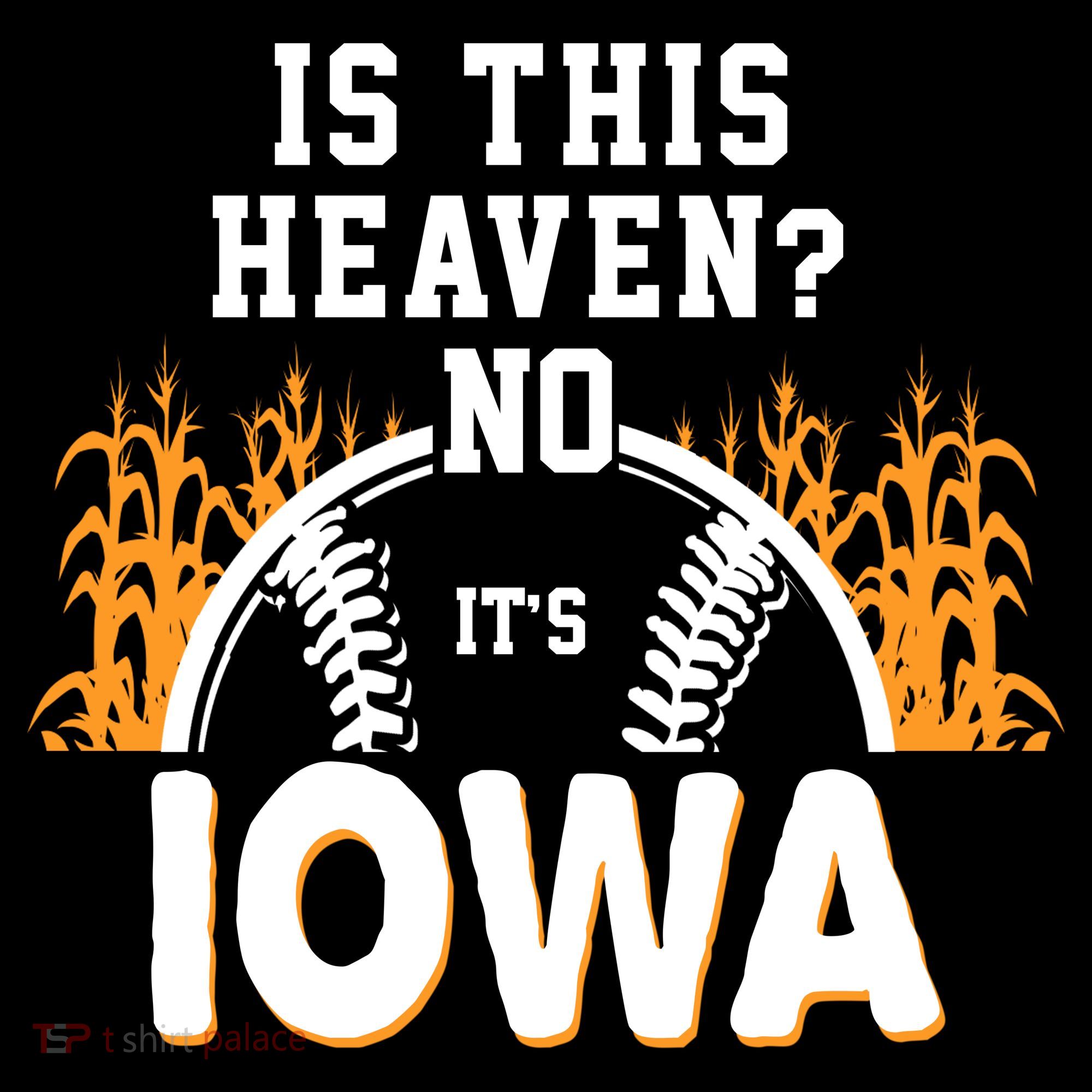 Is This Heaven No It's Iowa Baseball Toddler Hoodie