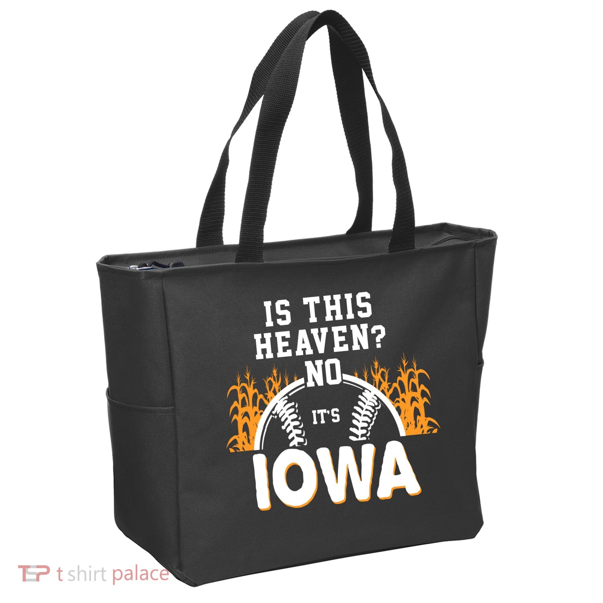 Is This Heaven No It's Iowa Baseball Tote Bag