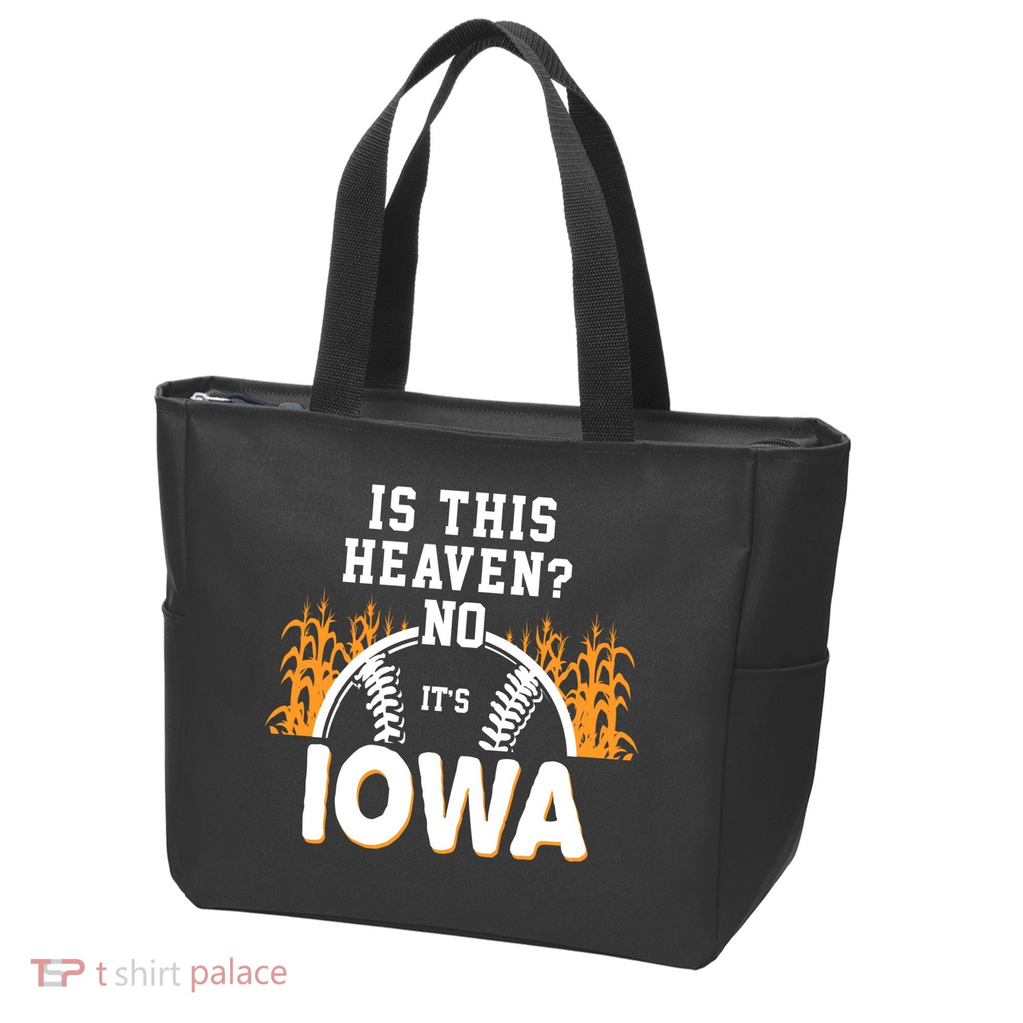 Is This Heaven No It's Iowa Baseball Tote Bag