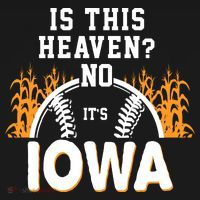 Is This Heaven No It's Iowa Baseball Tote Bag thumb 4