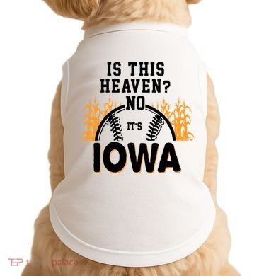 Is This Heaven No It's Iowa Baseball Doggie Tank
