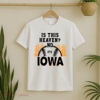 Is This Heaven No It's Iowa Baseball T-Shirt thumb 2
