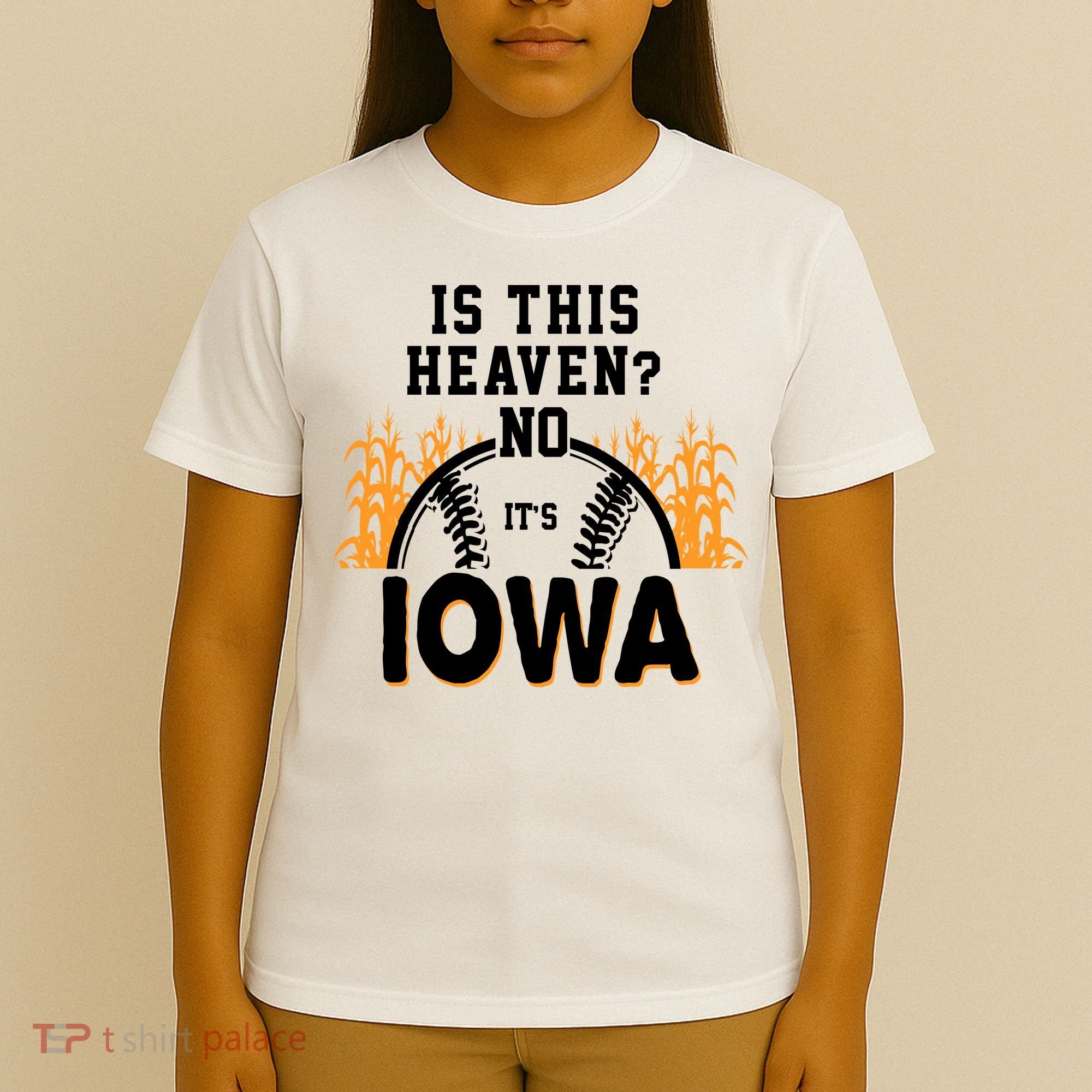 Is This Heaven No It's Iowa Baseball T-Shirt