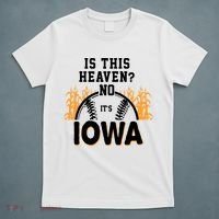 Is This Heaven No It's Iowa Baseball T-Shirt thumb 5