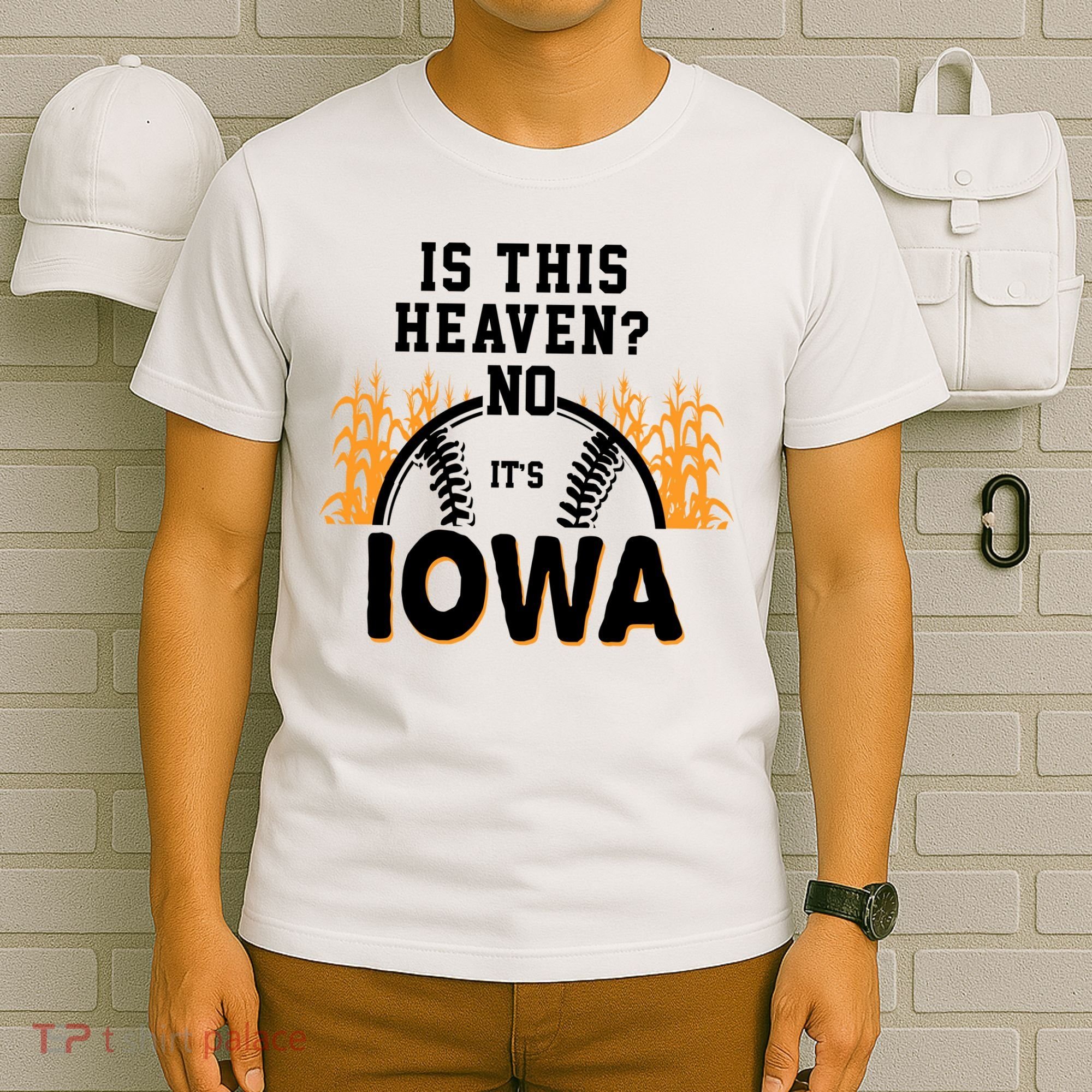Is This Heaven No It's Iowa Baseball T-Shirt