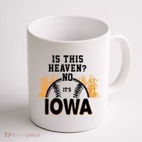 Is This Heaven No It's Iowa Baseball Coffee Mug thumb 1