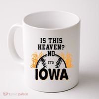 Is This Heaven No It's Iowa Baseball Coffee Mug thumb 0