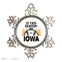 Is This Heaven No It's Iowa Baseball Ornament thumb 0