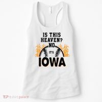 Is This Heaven No It's Iowa Baseball Women's Tank Top thumb 0