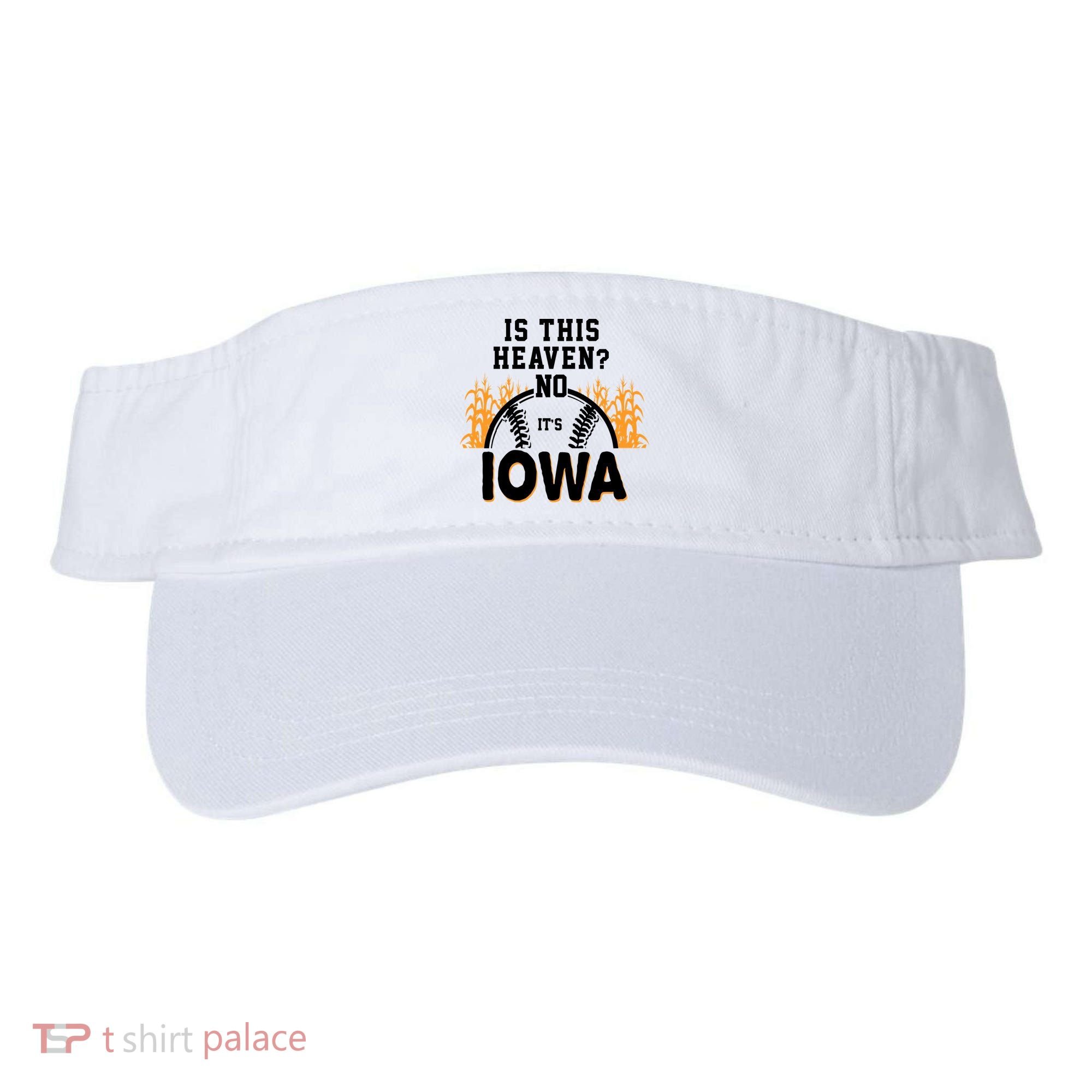 Is This Heaven No It's Iowa Baseball Visor