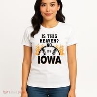 Is This Heaven No It's Iowa Baseball Women's T-Shirt thumb 4
