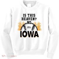 Is This Heaven No It's Iowa Baseball Kids Sweatshirt thumb 0