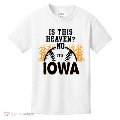 Is This Heaven No It's Iowa Baseball Kids T-Shirt