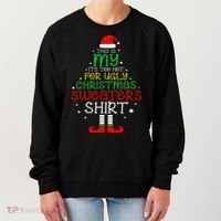 ItS Too Hot For Ugly Christmas Funny Xmas Women's Sweatshirt thumb 0