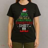 ItS Too Hot For Ugly Christmas Funny Xmas T-Shirt thumb 4