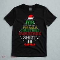 ItS Too Hot For Ugly Christmas Funny Xmas T-Shirt thumb 5