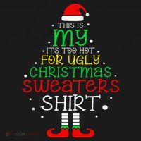 ItS Too Hot For Ugly Christmas Funny Xmas Visor thumb 3