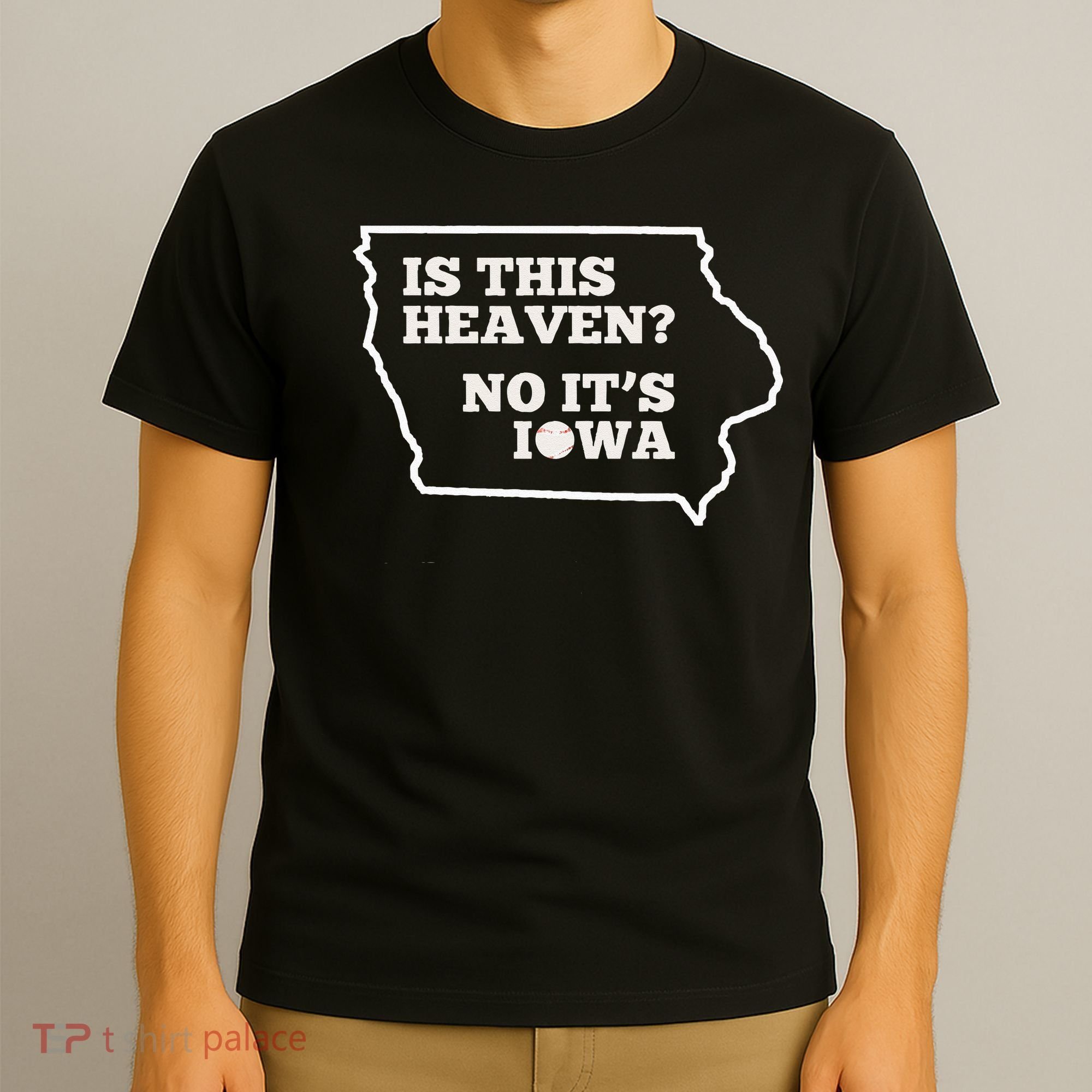 Is This Heaven No It's Iowa State Baseball Baseball Field T-Shirt