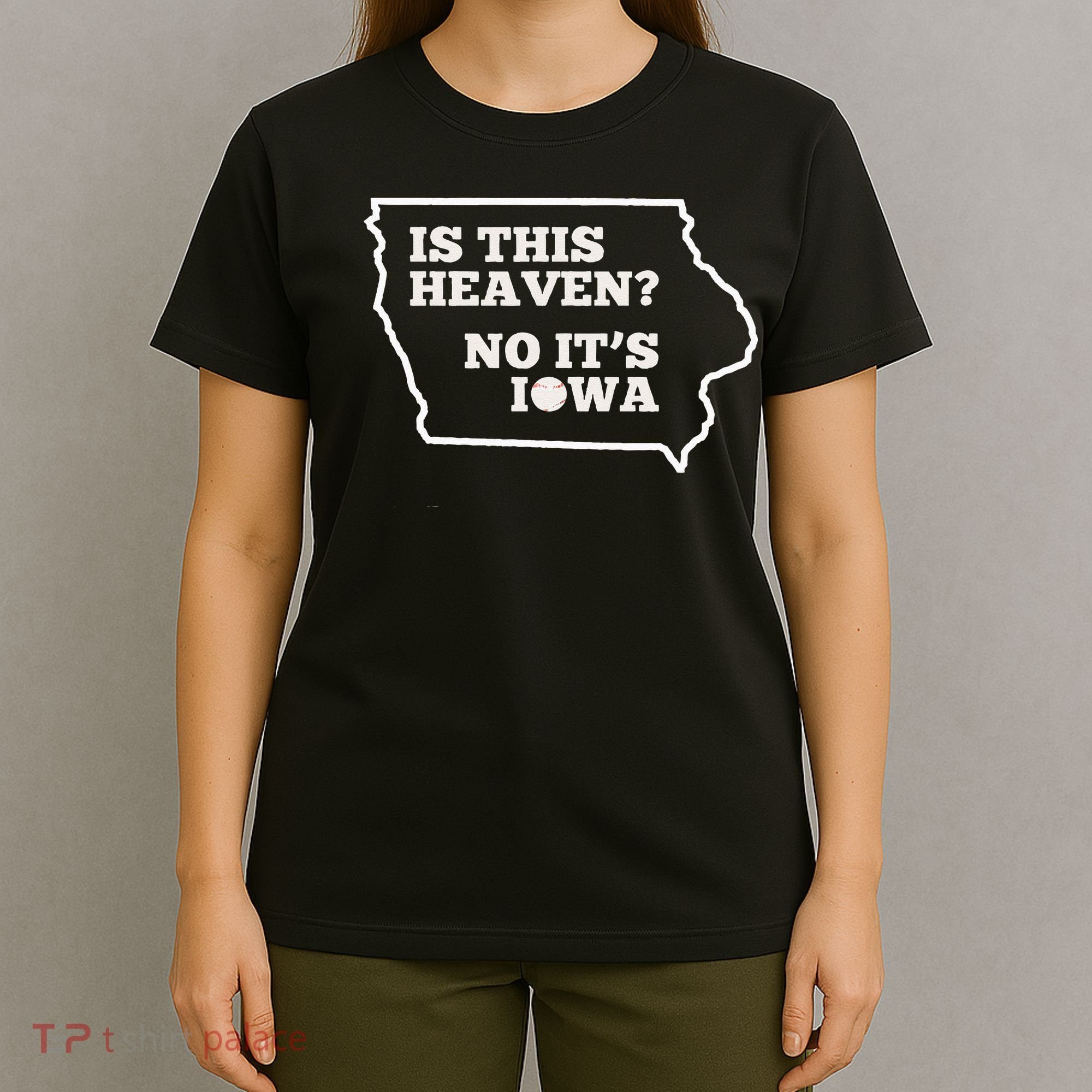 Is This Heaven No It's Iowa State Baseball Baseball Field T-Shirt